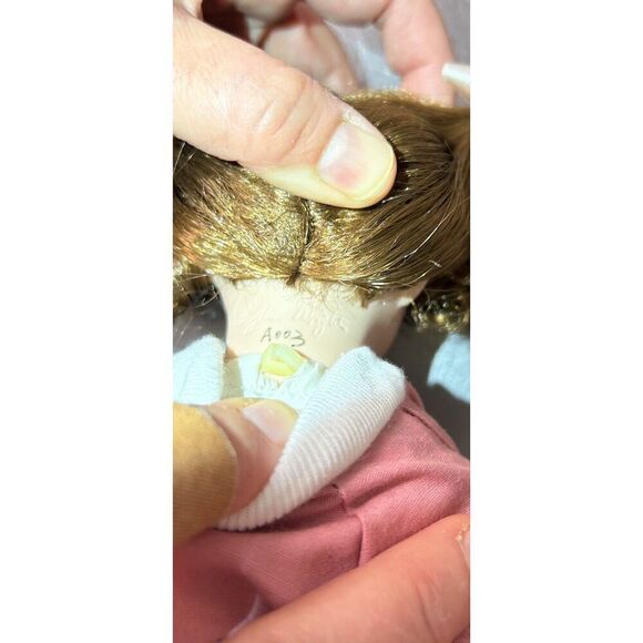 Paradise Galleries Little Sports Coll. ALEX 14" Porcelain Doll with A Stand. - Picture 4 of 5